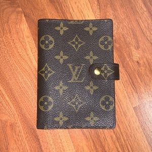 Authentic Louis Vuitton Small Ring Agenda Cover